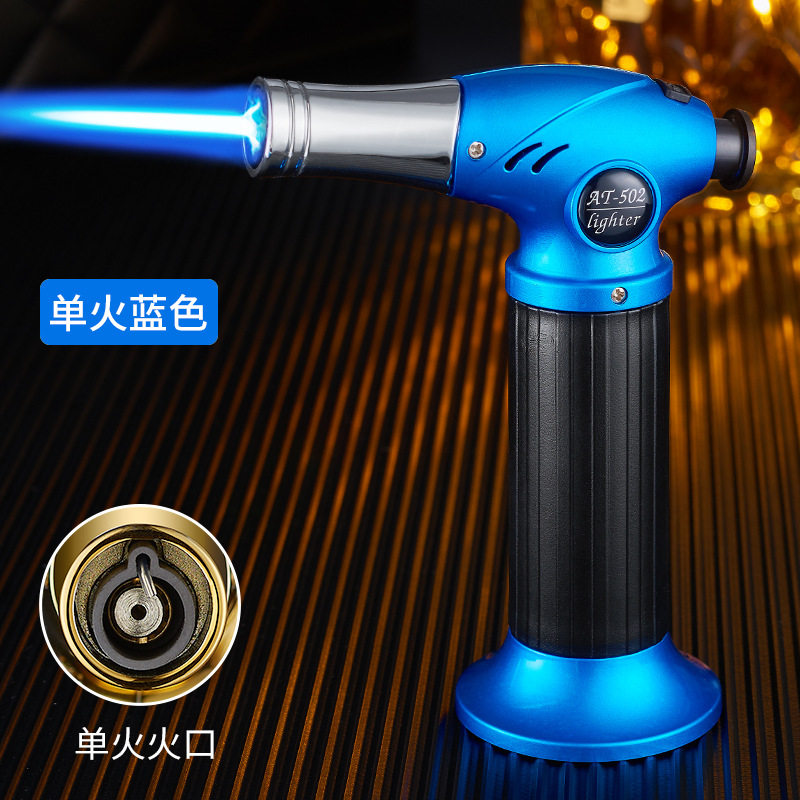 跨境户外烧烤烘焙厨用点火器手持台式大火力焊枪打火机三火直喷