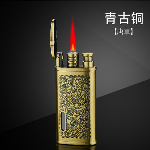 打火机个性创意充气红火火机复古电子XF1101/1102/1103防风