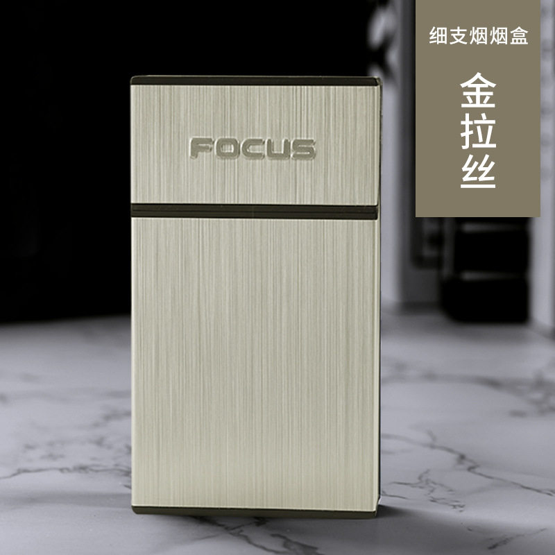金属抗压奈摔网红烟盒20只装细支烟盒整包装个性刻字跨境