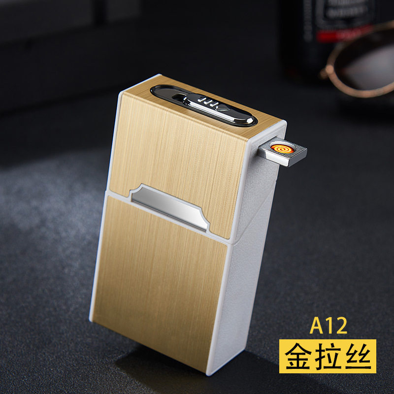 抗压防潮20只装钨丝点烟器私人定制照片签名新款创意个性A12烟盒