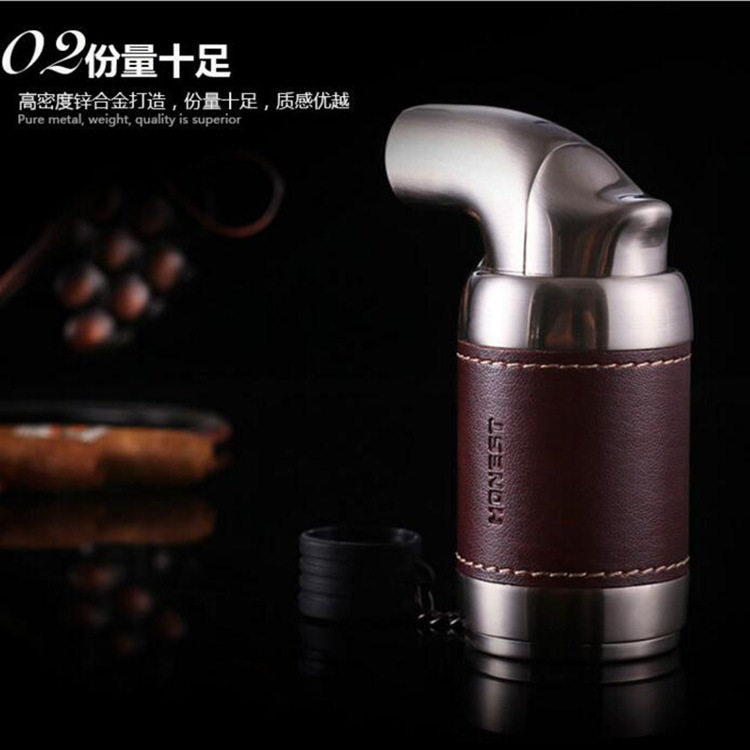 百诚BC-516小胖子四直冲充气打火机喷火枪微型点雪茄送礼品