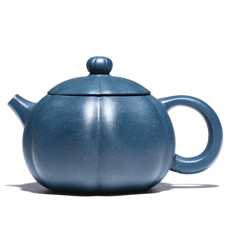 宜兴原矿名家手工紫砂壶葵西施泡茶壶吴文彩制茶具天青泥