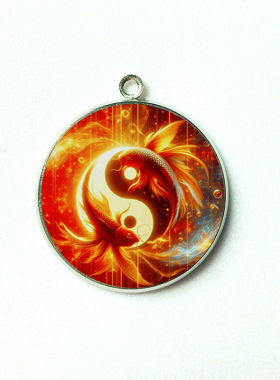 双面】【揣兜里】金鱼太极八卦招财阵财福八方来财豪芸连连招运进