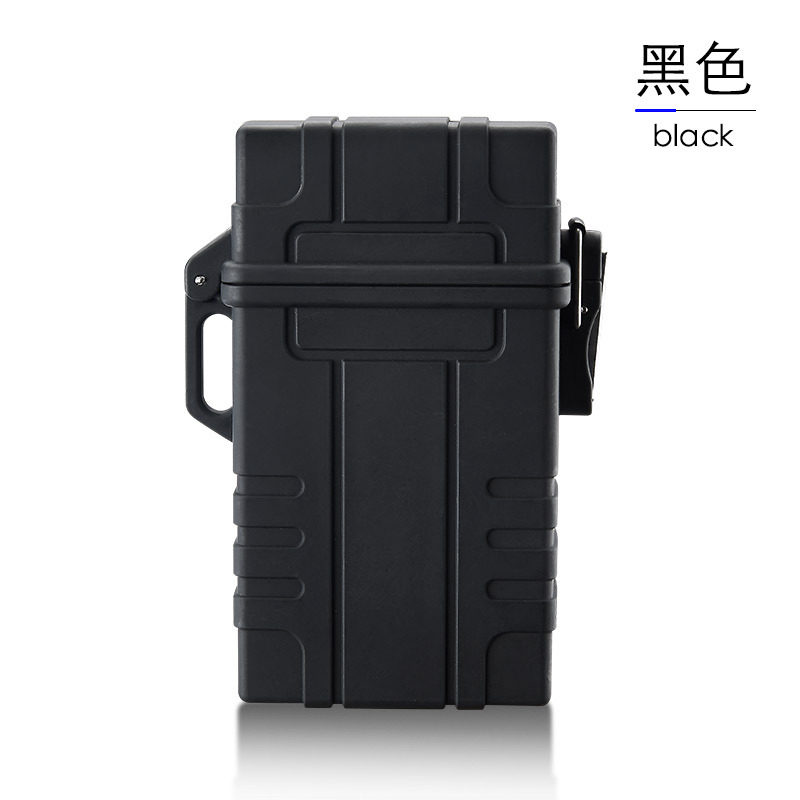 YF801户外防水烟盒20支创意烟盒带USB充电打火机Waterproofbox
