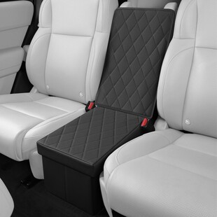 适用于凯迪拉克XT6第二排收纳箱座椅后排储物盒汽车内饰用品改装