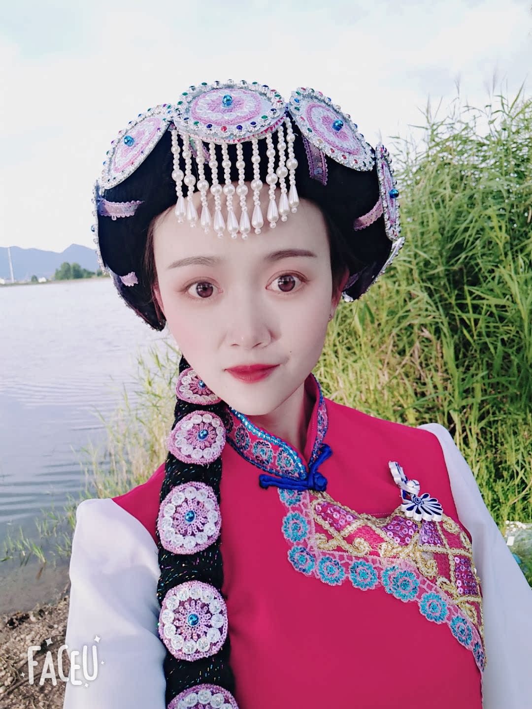 新款云南丽江纳西族头饰服饰披星戴月少数民族演出配饰帽子定制