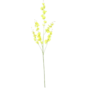 仿真花跳舞兰蝴蝶兰大束百搭客厅玄关餐桌电视柜黄色迎春装饰摆件