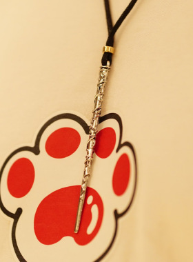 LD原创哈利波特魔杖项链哈利波特赫敏邓布利多魔法棒合金项链钥匙