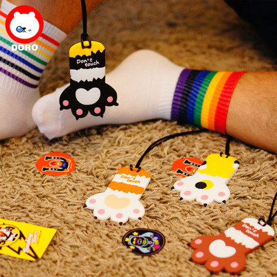 汽车钥匙扣挂件男士金属熊爪