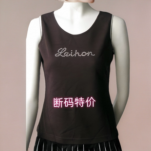LEIHON李红国际针织气质修身显瘦打底外穿两用女背心