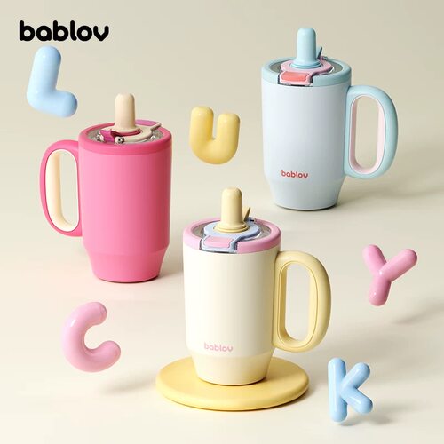 bablov吸管保温杯S31603胆大容量