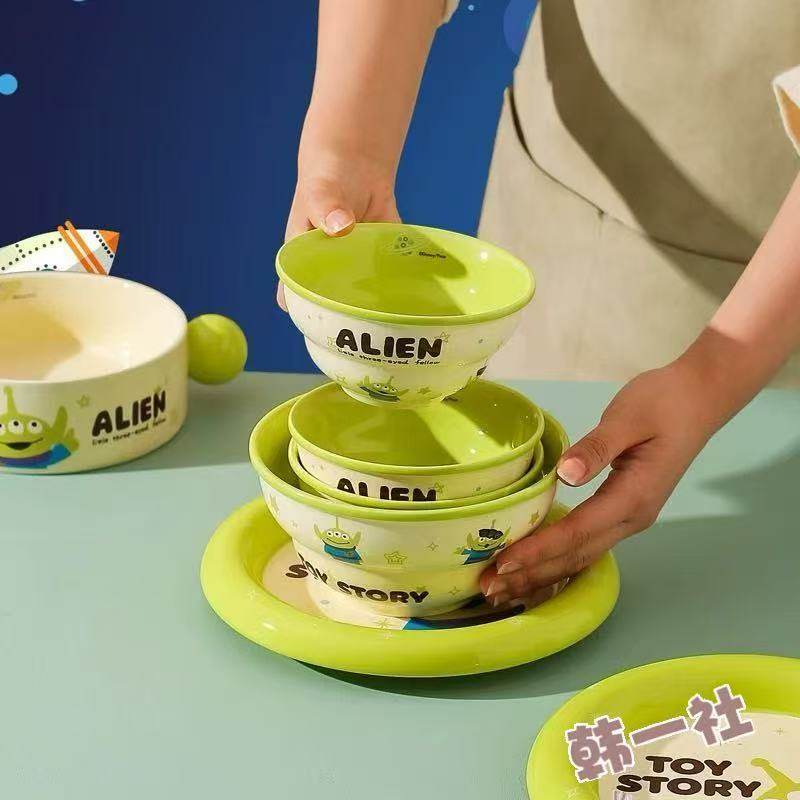 川岛屋迪士尼三眼仔周边碗碟套装一人食餐具礼盒男生生日礼物女生,餐饮具,碗,淘宝优惠券,粉丝福利购,淘宝优惠卷