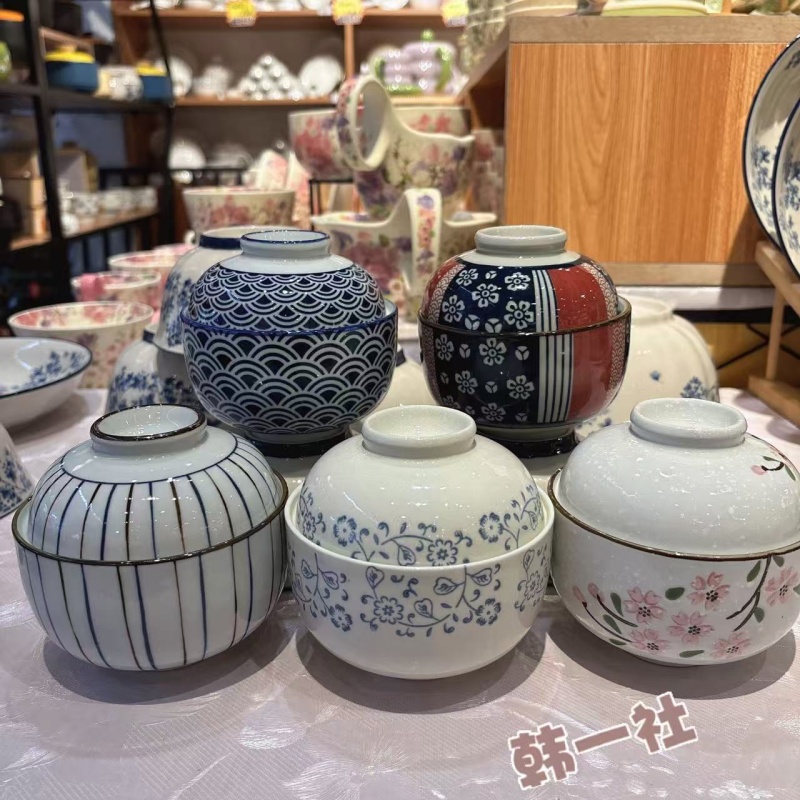 日式创意陶瓷料理餐具复古手绘