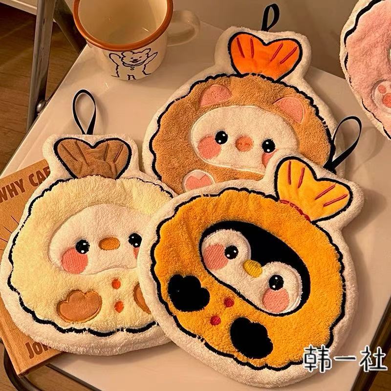 卡通挂式加厚强吸水抹布可爱