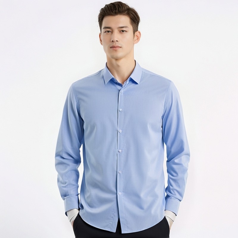 一线品牌尾货春夏季男士免烫长袖衬衫浅蓝色薄款基础百搭男装衬衣,男装,衬衫,淘宝优惠券,粉丝福利购,淘宝优惠卷