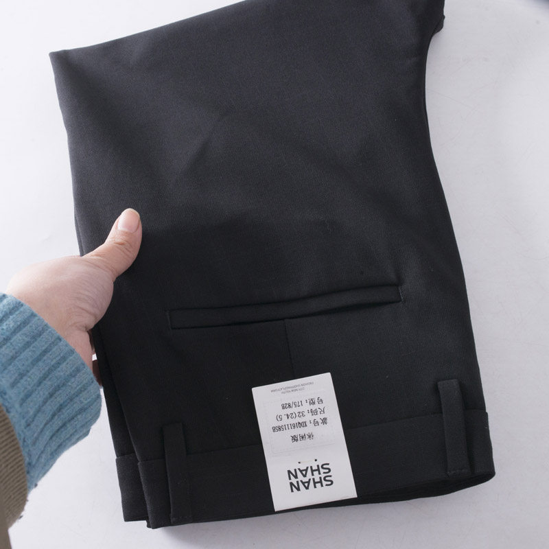 暗条纹~柜售499+杉系撤柜尾货男士直筒黑色休闲裤春季工装长裤子,男装,休闲裤,淘宝优惠券,粉丝福利购,淘宝优惠卷