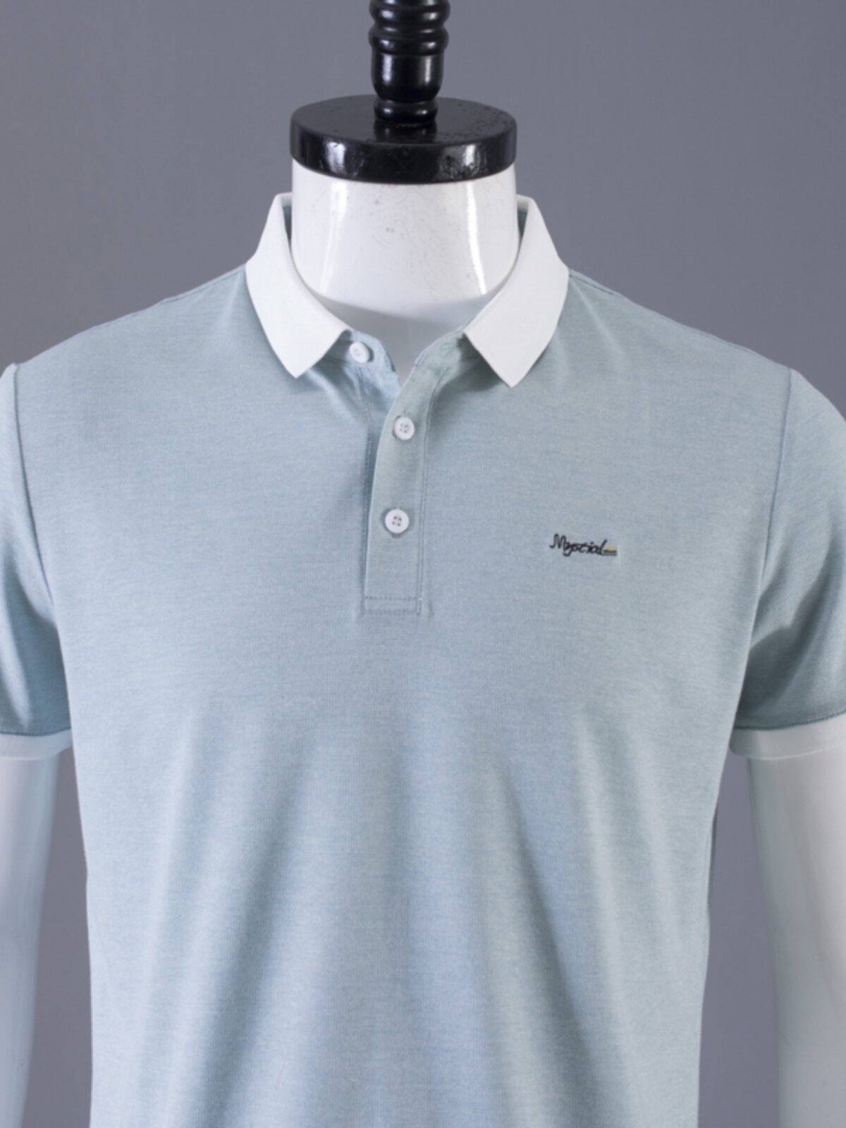 TENCEL BLEND MENS T-SHIRT SHORT SLEEVE POLO SHIRT SUMMER THIN LAPEL BUSINESS CASUAL TOP MENS T-T-SHIRT