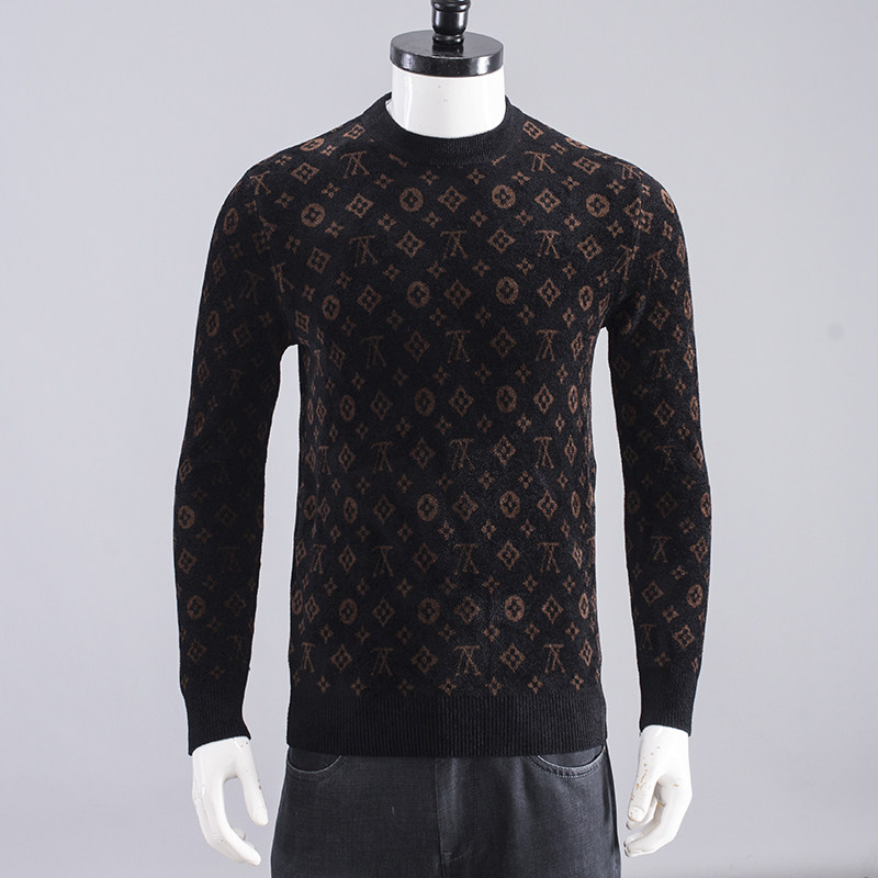 国内大厂货软糯加绒针织衫雪尼尔加厚保暖时尚潮流打底衫毛衣线衫,男装,针织衫/毛衣,淘宝优惠券,粉丝福利购,淘宝优惠卷