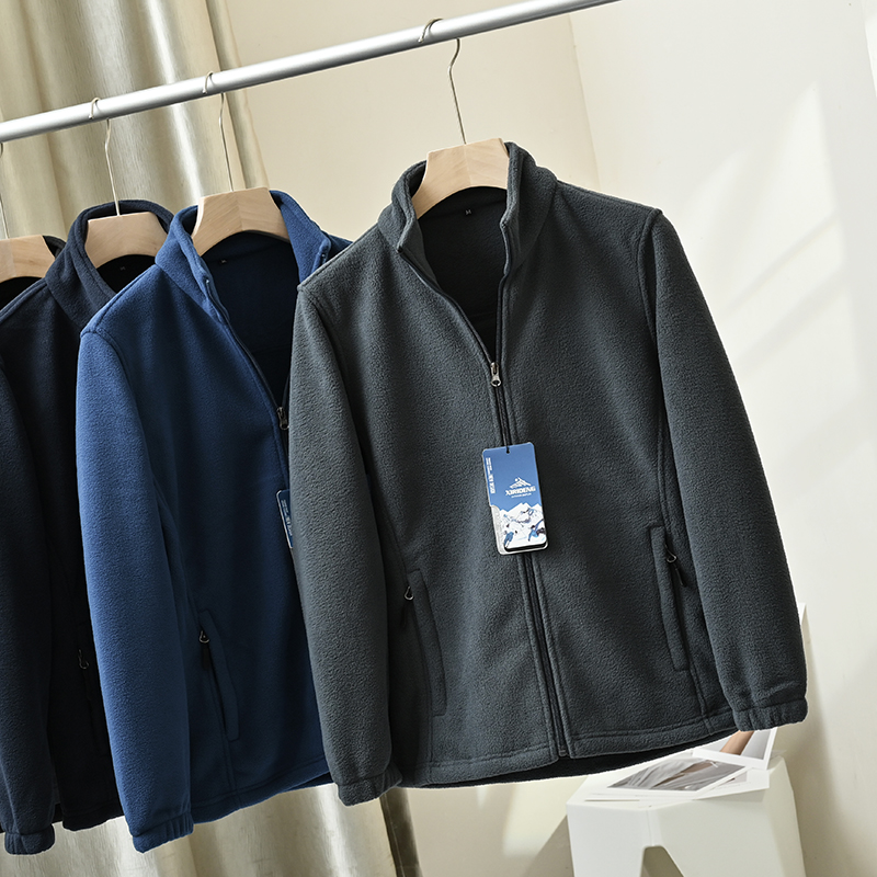 春秋季中青年男装保暖夹克衫上衣