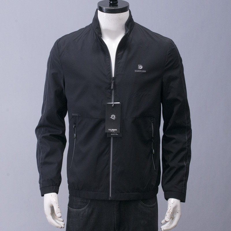 品牌立领夹克衫春秋短款简约大方上衣时尚修身基础款通勤工装外套,男装,夹克,淘宝优惠券,粉丝福利购,淘宝优惠卷