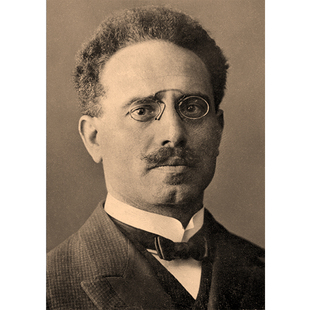 卡尔李卜克内西德国政治家海报怀旧复古牛皮纸装 饰壁画挂画画框