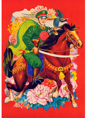 门神贴新年门神年画复古装饰贴