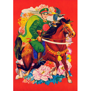 门神贴合集一新年春节守护家宅钟馗门神年画复古装饰贴纸大门门贴