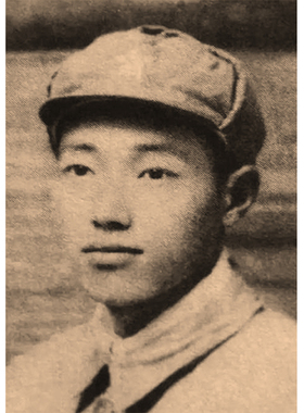 邱少云画像海报文艺怀旧复古牛皮纸装饰画挂画壁画画芯画框相框