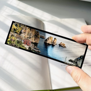 手工原创『世界风景合辑』光影胶片书签风景摄影文创复古生日礼物