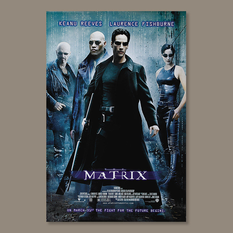 黑客帝国/电影海报/家居客厅宿舍卧室咖啡屋/装饰画