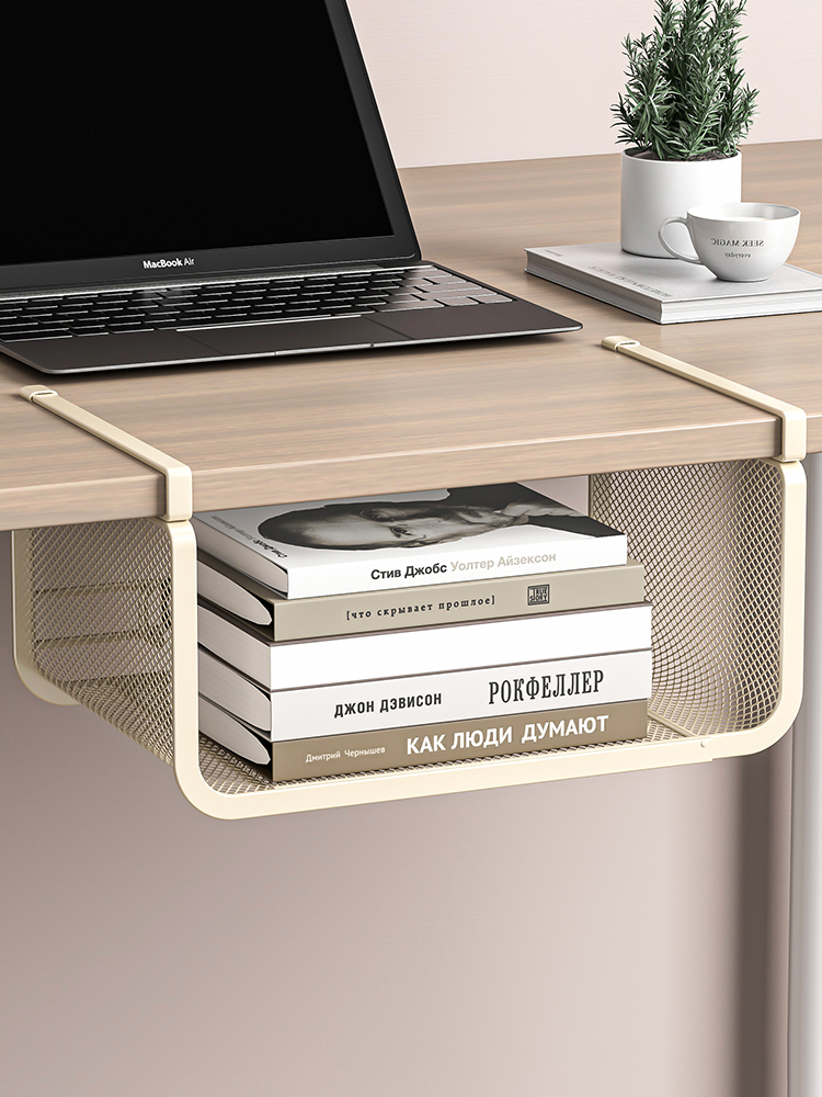 优勤桌下收纳挂篮桌面宿舍好物衣柜分层神器柜子床头悬挂置物架子