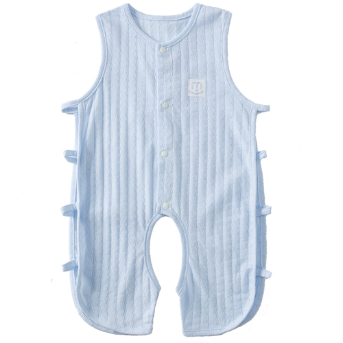 Детский летний хлопковый легкий и тонкий дышащий жилет подходит для мужчин и женщин для девочек без рукавов, 0-1 лет