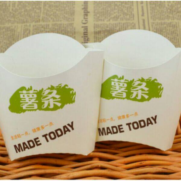 薯条包装盒烘焙薯条盒小号薯条盒大号薯条盒食品点心鸡米花打包盒