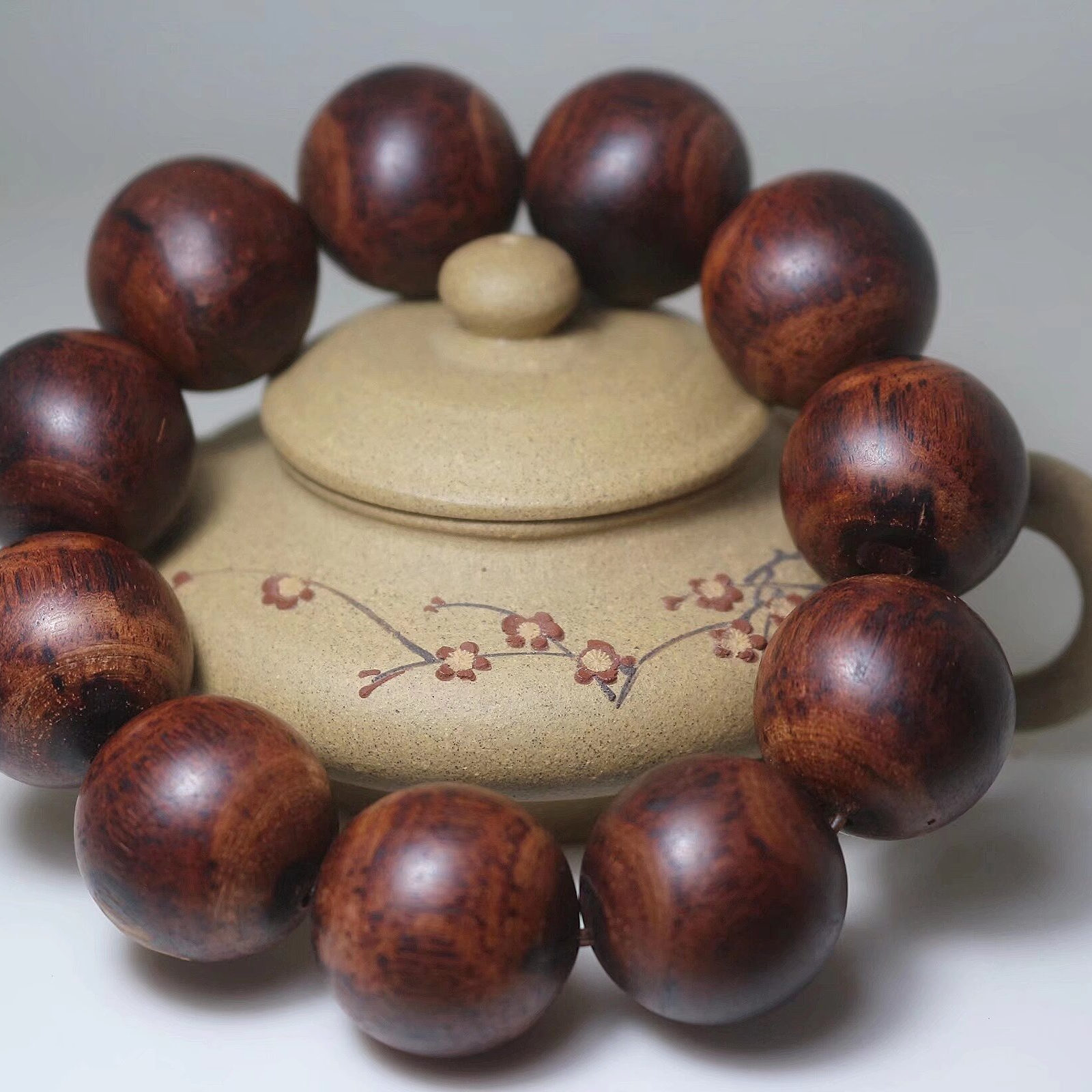 海南小叶降真香 黄油 黄金甲 古沉香 藤沉香 紫藤香佛珠 手串典藏