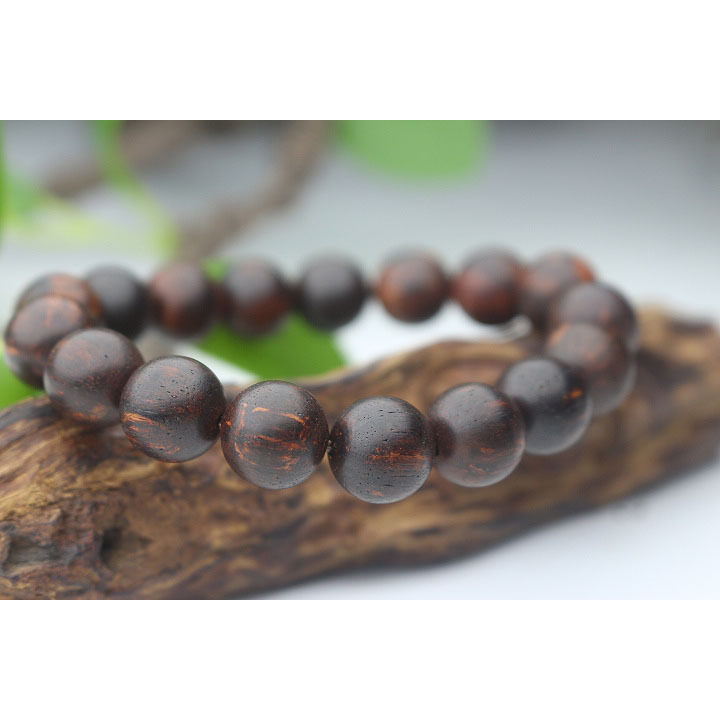 海南大叶 黄金甲 夹层 满油沉水 藤沉香紫藤香降真香佛珠1.2