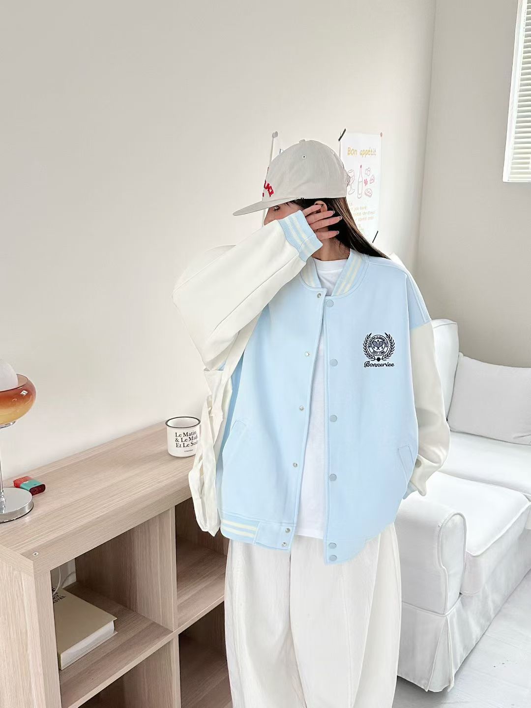 2026春新款韩版宽松休闲百搭棒球服外套女设计感小众长袖上衣潮