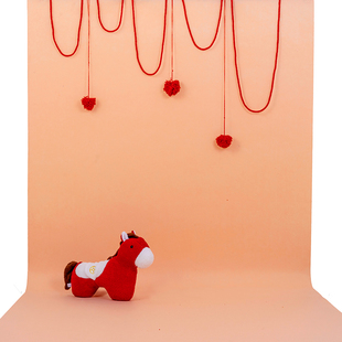 一米五宽幅珠玉色毛毡背景布新年主题儿童周岁垫布布置拍照摄影布