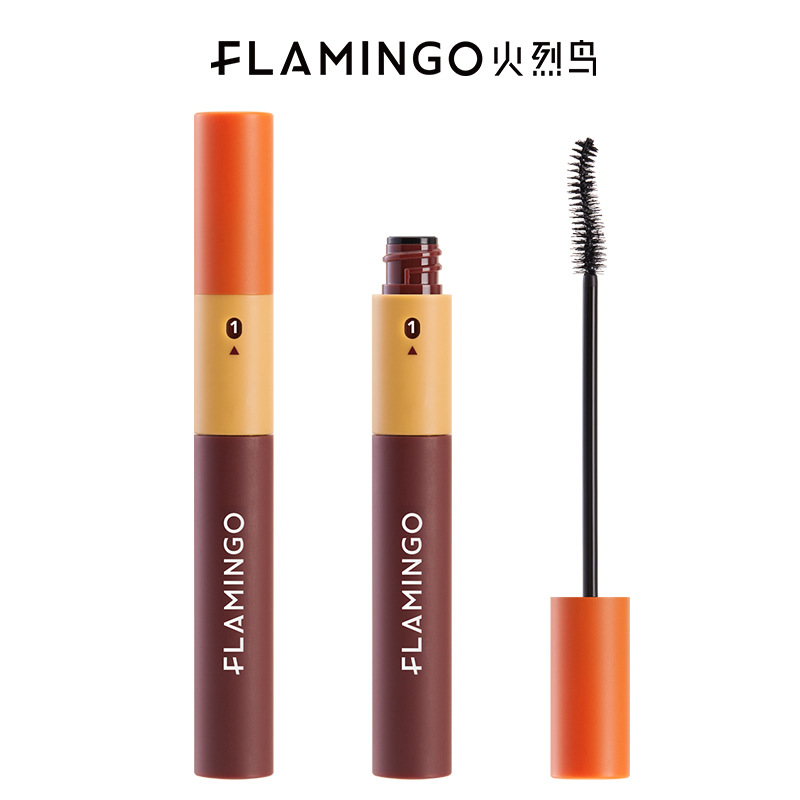 火烈鸟随心翘浓密睫毛膏 根根分明不结块易涂不晕染 温水可卸正品