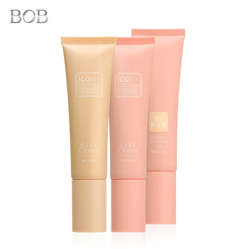 BOB水润持妆亮肤BB霜 保湿控油防水素颜霜提亮修颜粉底液隔离霜