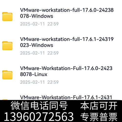 全新VMware  Workstation Pro17.6.2最询价