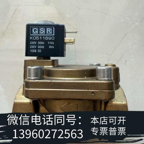 全新德国GSR电磁阀，型号K0511890，230V电压，50/需询价