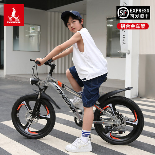 凤凰男女6-13岁铝合金儿童山地车