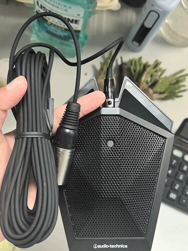 原装正品铁三角AT871UG U891RX古筝电容式界面有线会议麦克风话筒