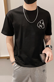夏季爆款短袖T恤男社会小伙印花宽松大码嘻哈刺绣情侣T015-P40，男装T恤，星座610（原A335）