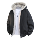 美式棉服男款2025冬季保暖加厚毛领派克服外套潮MY2519-P98，男装棉衣，星座610（原A335）