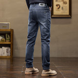 弹力牛仔裤男修身小直筒潮流百搭休闲春季男款潮牌长裤子K879-P52，男装牛仔裤，星座610（原A335）