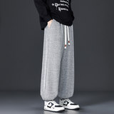 束脚裤男士春季2026新款运动卫裤宽松休闲长裤Q29150-特P35，男装休闲裤，星座610（原A335）