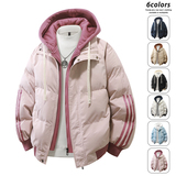 假两件棉服男士冬季宽松加厚保暖棉衣外套连帽棉袄MY0777-P82，男装棉衣，星座610（原A335）