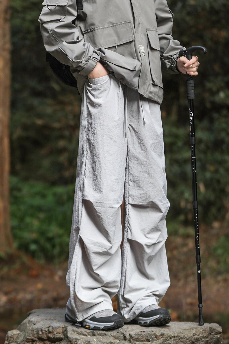山系褶皱伞兵裤子男夏季时尚潮牌防水登山运动裤K2705-P40,男装休闲裤,星座610（原A335）