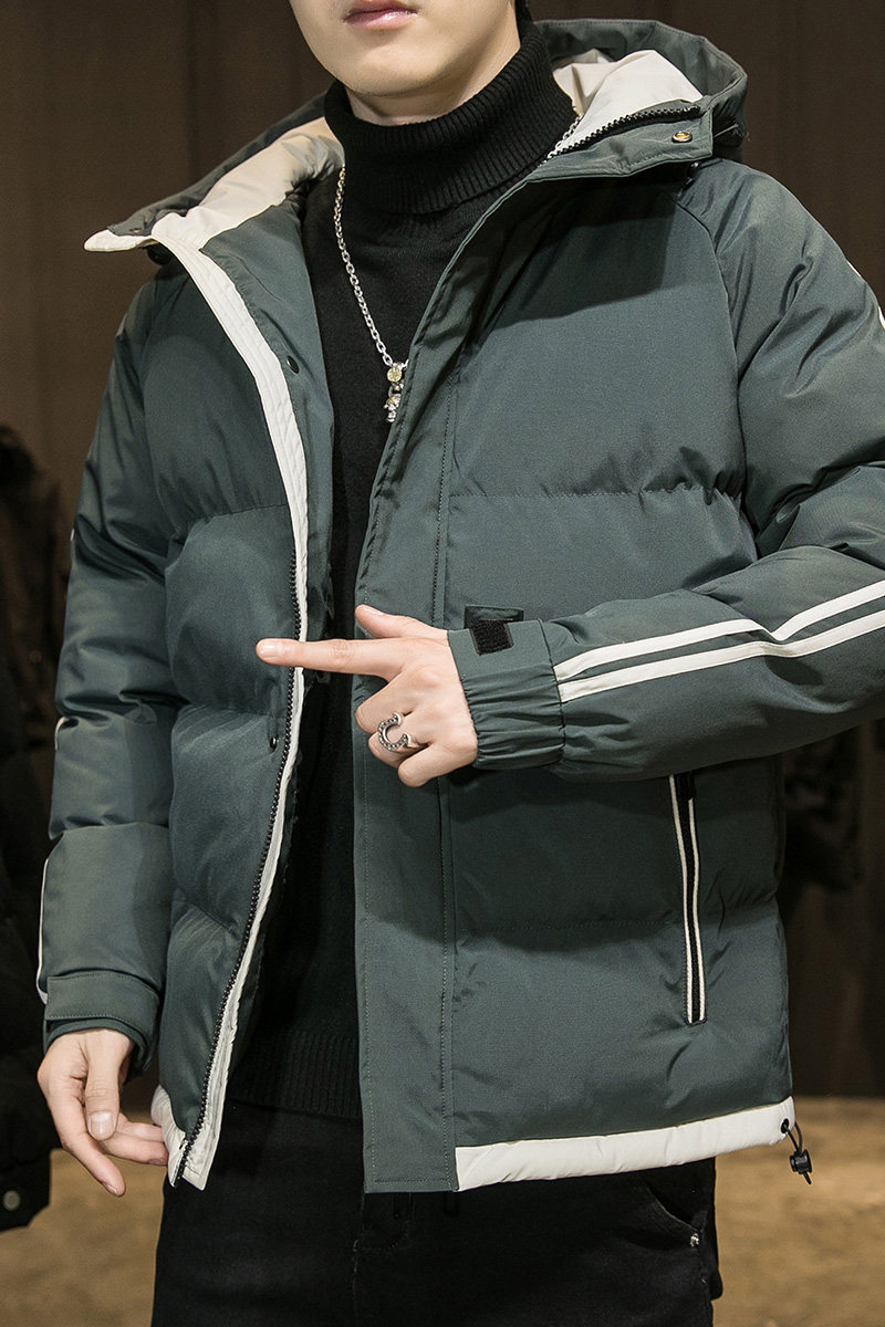 三防面料连帽棉衣男冬天加厚保暖防寒羽绒棉服棉袄外套M5811-P70,男装棉衣,星座610（原A335）